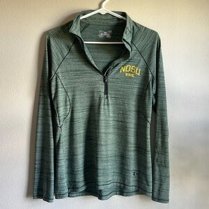 NDSU - women’s quarter zip up long sleeved pullover- large